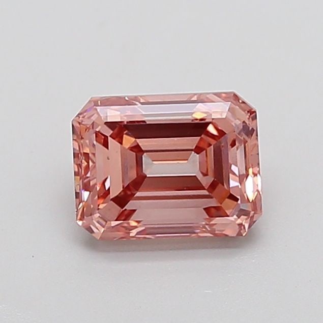 Loose Diamond - EMERALD 1.58ct Fancy Intense Brownish Pink VS2: Loose Diamond - EMERALD 1.58ct Fancy Intense Brownish Pink VS2 Source: This is a real non-mined Diamond that has been grown in a lab Shape: EMERALD Carats: 1.58 Color: Fancy Intense Brownish Pink Cert