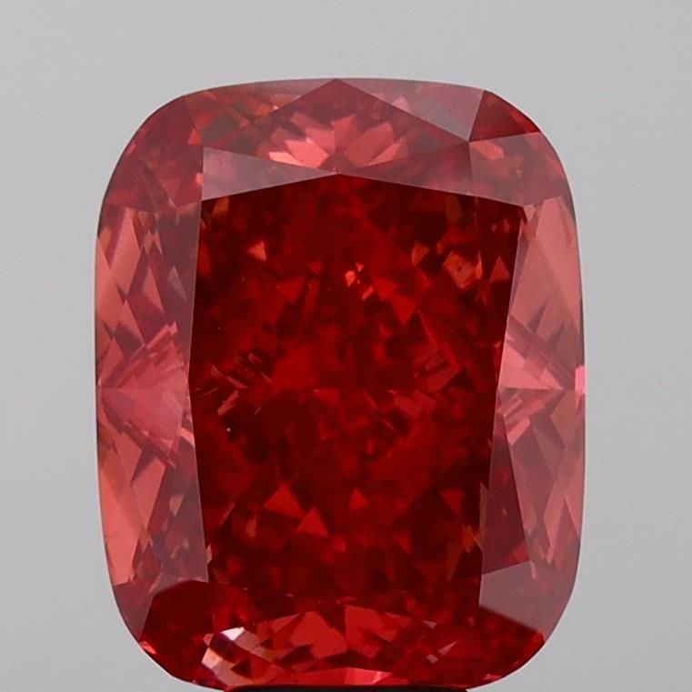 Loose Diamond - CUSHION MODIFIED 9.53ct Fancy Vivid Pinkish Orange VS2: Loose Diamond - CUSHION MODIFIED 9.53ct Fancy Vivid Pinkish Orange VS2 Source: This is a real non-mined Diamond that has been grown in a lab Shape: CUSHION MODIFIED Carats: 9.53 Color: Fancy Vivid Pin