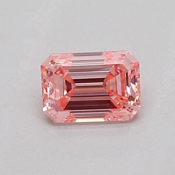 Loose Diamond - EMERALD 0.23ct Fancy Intense Pink VVS2: Loose Diamond - EMERALD 0.23ct Fancy Intense Pink VVS2 Source: This is a real non-mined Diamond that has been grown in a lab Shape: EMERALD Carats: 0.23 Color: Fancy Intense Pink Certification: IGI Th