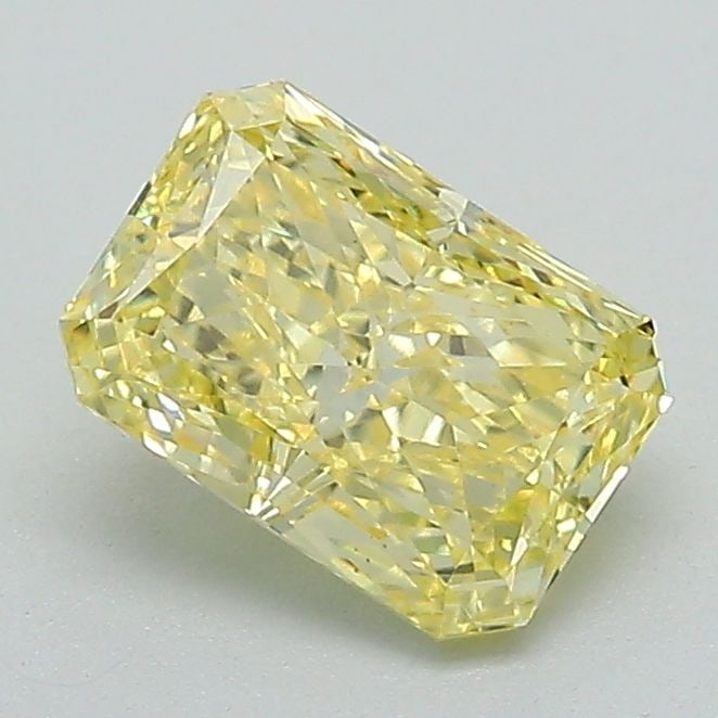 Loose Diamond - RADIANT 1.19ct Fancy Intense Yellow VS1: Loose Diamond - RADIANT 1.19ct Fancy Intense Yellow VS1 Source: This is a real non-mined Diamond that has been grown in a lab Shape: RADIANT Carats: 1.19 Color: Fancy Intense Yellow Certification: