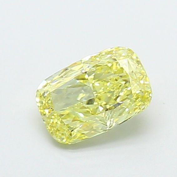 Loose Diamond - CUSHION MODIFIED 1.01ct Fancy Intense Yellow VS1: Loose Diamond - CUSHION MODIFIED 1.01ct Fancy Intense Yellow VS1 Source: This is a real non-mined Diamond that has been grown in a lab Shape: CUSHION MODIFIED Carats: 1.01 Color: Fancy Intense Yellow 