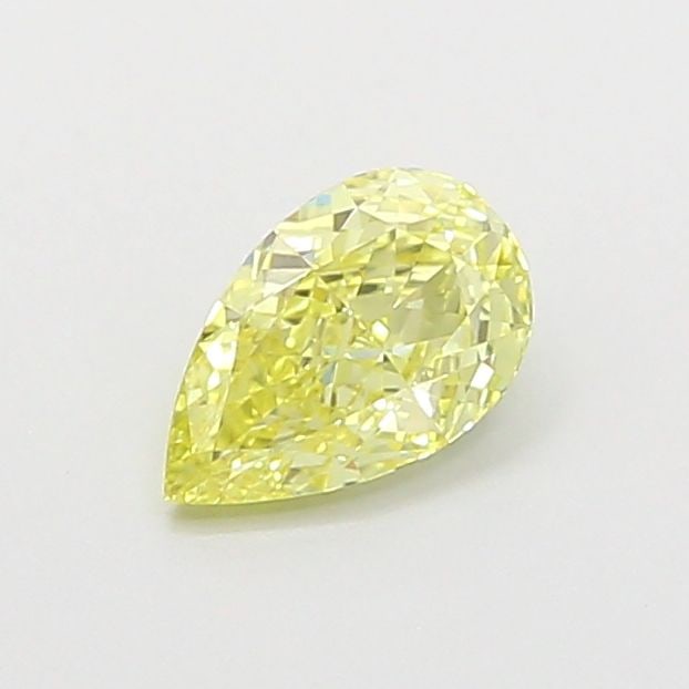 Loose Diamond - PEAR 0.56ct Fancy Vivid Yellow VVS2: Loose Diamond - PEAR 0.56ct Fancy Vivid Yellow VVS2 Source: This is a real non-mined Diamond that has been grown in a lab Shape: PEAR Carats: 0.56 Color: Fancy Vivid Yellow Certification: NONE Video:
