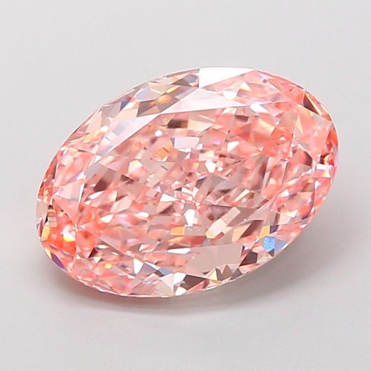 Loose Diamond - OVAL 3.73ct Fancy Vivid Pink VS1: Loose Diamond - OVAL 3.73ct Fancy Vivid Pink VS1 Source: This is a real non-mined Diamond that has been grown in a lab Shape: OVAL Carats: 3.73 Color: Fancy Vivid Pink Certification: IGI Video: Video