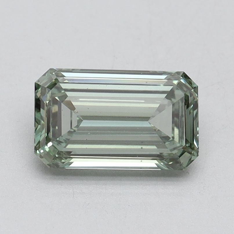 Loose Diamond - EMERALD 1.04ct Fancy Intense Green VS1: Loose Diamond - EMERALD 1.04ct Fancy Intense Green VS1 Source: This is a real non-mined Diamond that has been grown in a lab Shape: EMERALD Carats: 1.04 Color: Fancy Intense Green Certification: IGI V