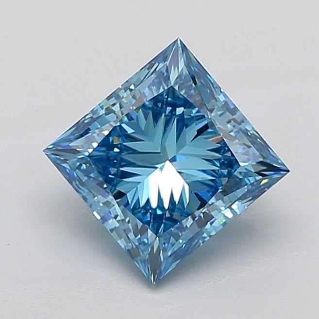 Loose Diamond - PRINCESS 3.51ct Fancy Vivid Blue VS1: Loose Diamond - PRINCESS 3.51ct Fancy Vivid Blue VS1 Source: This is a real non-mined Diamond that has been grown in a lab Shape: PRINCESS Carats: 3.51 Color: Fancy Vivid Blue Certification: IGI Video