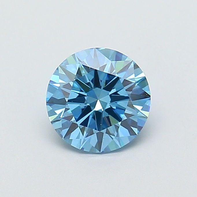 Ideal Loose Diamond - ROUND 1.09ct Fancy Vivid Blue VS1: Ideal Loose Diamond - ROUND 1.09ct Fancy Vivid Blue VS1 Source: This is a real non-mined Diamond that has been grown in a lab Shape: ROUND Carats: 1.09 Color: Fancy Vivid Blue Certification: IGI Video