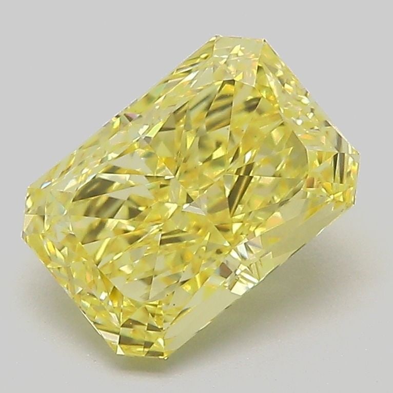Loose Diamond - RADIANT 2.03ct Fancy Vivid Yellow VS1: Loose Diamond - RADIANT 2.03ct Fancy Vivid Yellow VS1 Source: This is a real non-mined Diamond that has been grown in a lab Shape: RADIANT Carats: 2.03 Color: Fancy Vivid Yellow Certification: IGI Vid