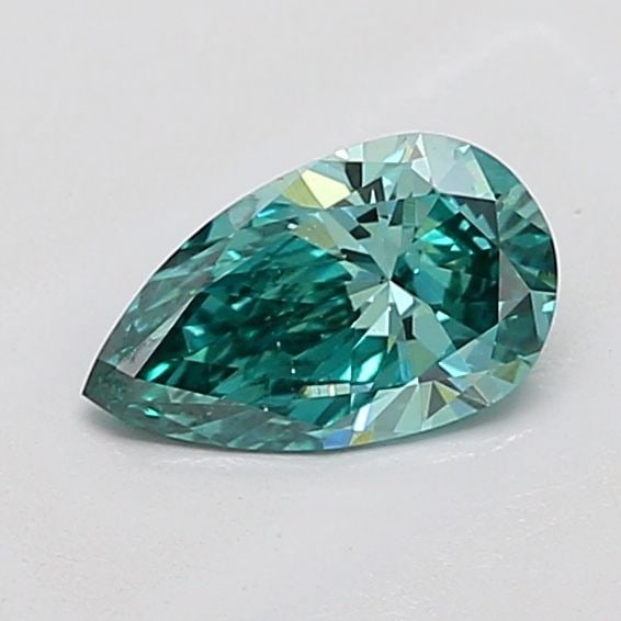 Loose Diamond - PEAR 0.77ct Fancy Vivid Green VS2: Loose Diamond - PEAR 0.77ct Fancy Vivid Green VS2 Source: This is a real non-mined Diamond that has been grown in a lab Shape: PEAR Carats: 0.77 Color: Fancy Vivid Green Certification: IGI Video:
