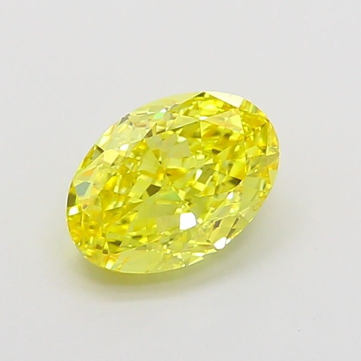 Loose Diamond - OVAL 1.55ct Fancy Vivid Yellow VVS1: Loose Diamond - OVAL 1.55ct Fancy Vivid Yellow VVS1 Source: This is a real non-mined Diamond that has been grown in a lab Shape: OVAL Carats: 1.55 Color: Fancy Vivid Yellow Certification: IGI Video: