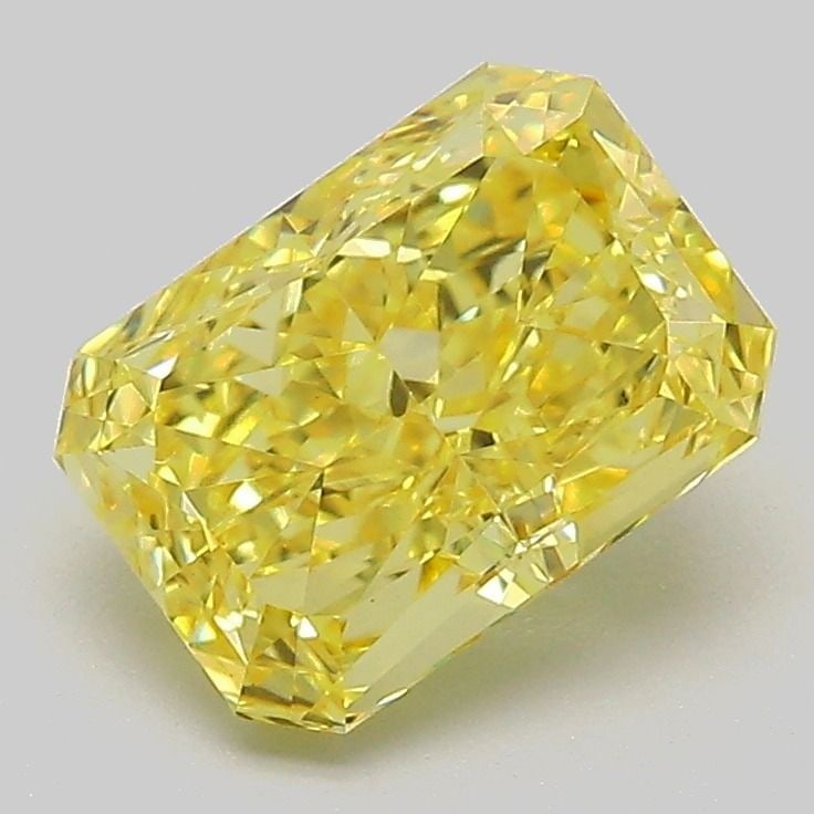 Loose Diamond - RADIANT 2.01ct Fancy Vivid Yellow VS1: Loose Diamond - RADIANT 2.01ct Fancy Vivid Yellow VS1 Source: This is a real non-mined Diamond that has been grown in a lab Shape: RADIANT Carats: 2.01 Color: Fancy Vivid Yellow Certification: IGI Vid