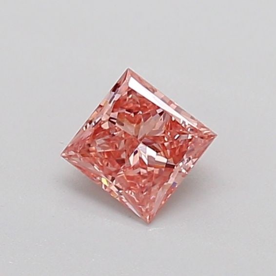 Loose Diamond - PRINCESS 0.3ct Fancy Vivid Brownish Pink VS1: Loose Diamond - PRINCESS 0.3ct Fancy Vivid Brownish Pink VS1 Source: This is a real non-mined Diamond that has been grown in a lab Shape: PRINCESS Carats: 0.3 Color: Fancy Vivid Brownish Pink Certific