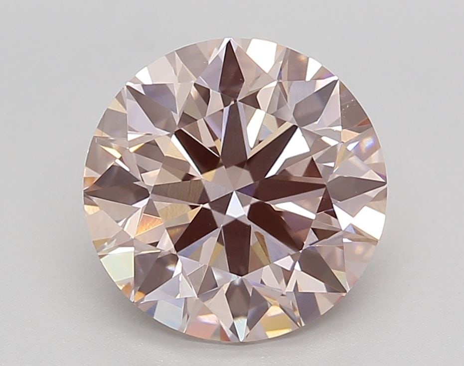Ideal Loose Diamond - ROUND 3.08ct Fancy Pink VS1: Ideal Loose Diamond - ROUND 3.08ct Fancy Pink VS1 Source: This is a real non-mined Diamond that has been grown in a lab Shape: ROUND Carats: 3.08 Color: Fancy Pink Certification: IGI Video: