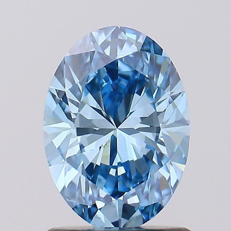 Loose Diamond - OVAL 1.13ct Fancy Vivid Blue VS1: Loose Diamond - OVAL 1.13ct Fancy Vivid Blue VS1 Source: This is a real non-mined Diamond that has been grown in a lab Shape: OVAL Carats: 1.13 Color: Fancy Vivid Blue Certification: IGI Video: