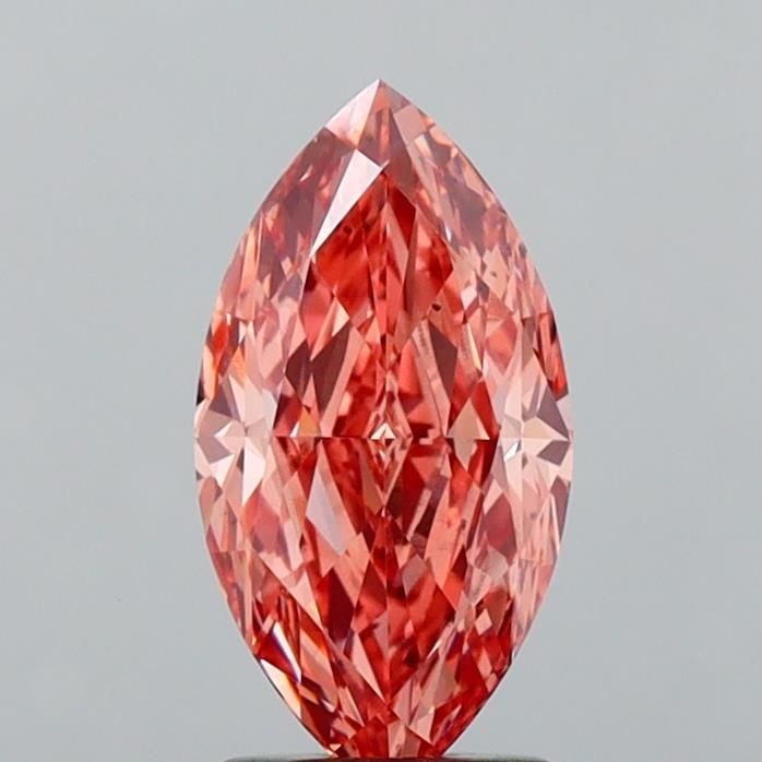 Loose Diamond - MARQUISE 3.03ct Fancy Vivid Brownish Pink VS2: Loose Diamond - MARQUISE 3.03ct Fancy Vivid Brownish Pink VS2 Source: This is a real non-mined Diamond that has been grown in a lab Shape: MARQUISE Carats: 3.03 Color: Fancy Vivid Brownish Pink Certif