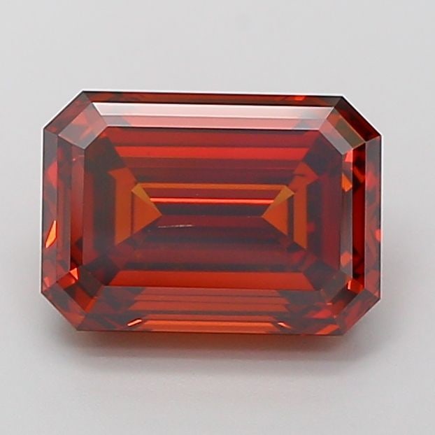Loose Diamond - EMERALD 4.02ct Fancy Vivid Orange VS2: Loose Diamond - EMERALD 4.02ct Fancy Vivid Orange VS2 Source: This is a real non-mined Diamond that has been grown in a lab Shape: EMERALD Carats: 4.02 Color: Fancy Vivid Orange Certification: IGI Vid