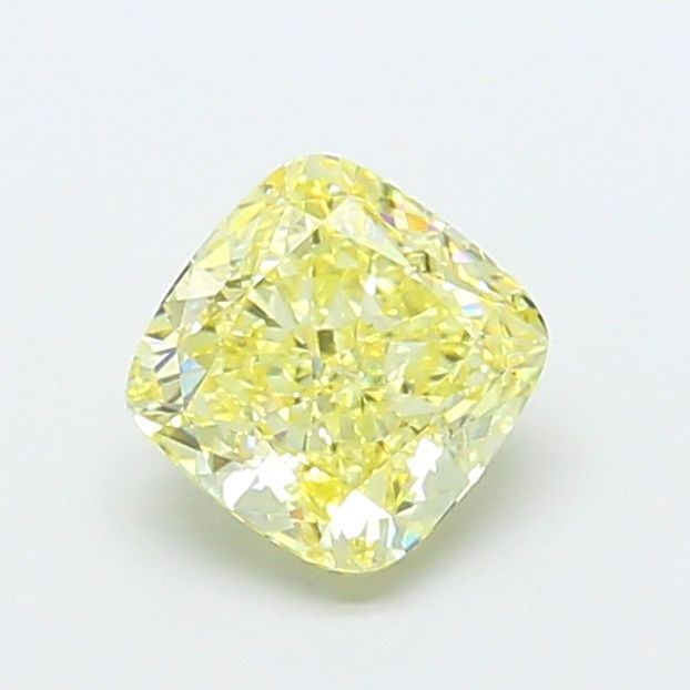 Loose Diamond - CUSHION MODIFIED 2.04ct Fancy Yellow VVS2: Loose Diamond - CUSHION MODIFIED 2.04ct Fancy Yellow VVS2 Source: This is a real non-mined Diamond that has been grown in a lab Shape: CUSHION MODIFIED Carats: 2.04 Color: Fancy Yellow Certification: 
