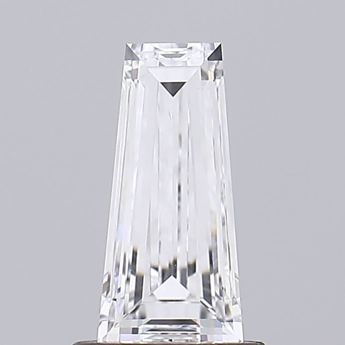 Loose Diamond - TAPERED BAGUETTE 1.0ct D VS2: Loose Diamond - TAPERED BAGUETTE 1.0ct D VS2 Source: This is a real non-mined Diamond that has been grown in a lab Shape: TAPERED BAGUETTE Carats: 1.0 Color: D Clarity: VS2 Certification: GIA Video: