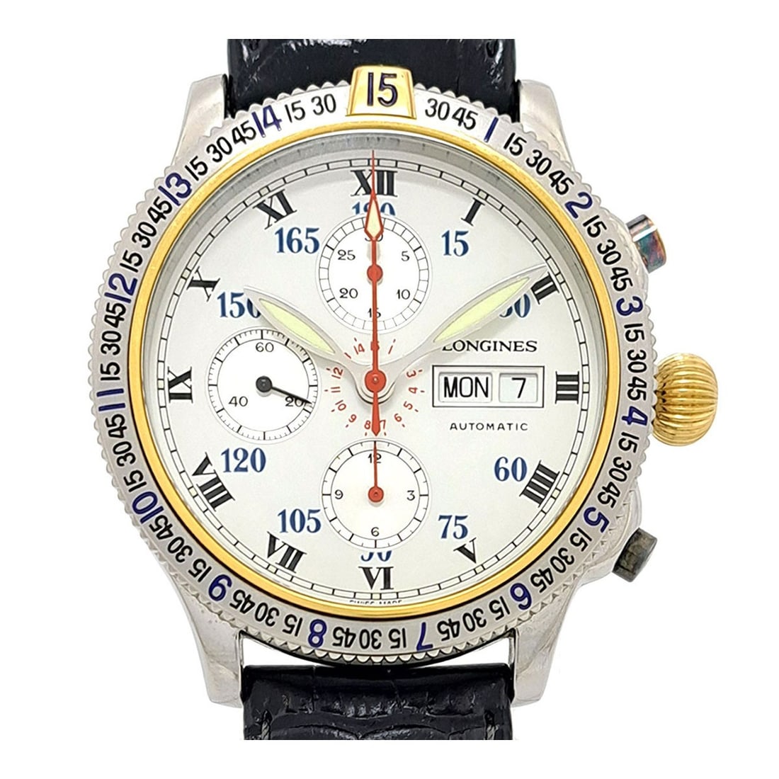 Longines Lindbergh Chronograph Automatic Men's Wristwatch L2.618.5 (1 of 6)