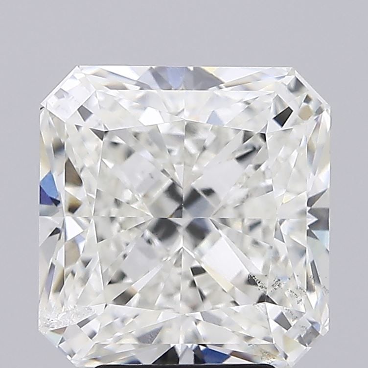 Loose Diamond - SQUARE RADIANT 5.04ct G SI1: Loose Diamond - SQUARE RADIANT 5.04ct G SI1 Source: This is a real non-mined Diamond that has been grown in a lab Shape: SQUARE RADIANT Carats: 5.04 Color: G Clarity: SI1 Certification: IGI Video: