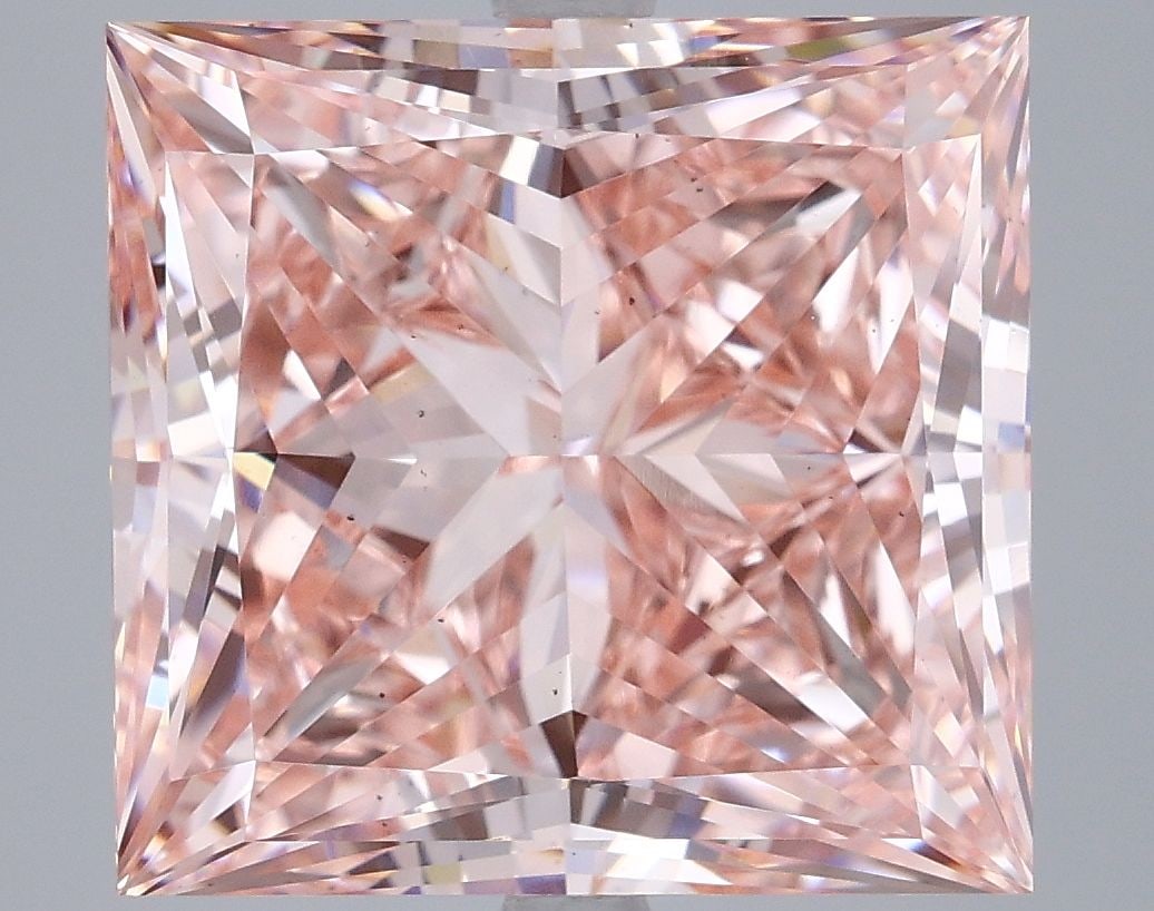 Loose Diamond - PRINCESS 10.08ct Fancy Vivid Pink VS2: Loose Diamond - PRINCESS 10.08ct Fancy Vivid Pink VS2 Source: This is a real non-mined Diamond that has been grown in a lab Shape: PRINCESS Carats: 10.08 Color: Fancy Vivid Pink Certification: IGI