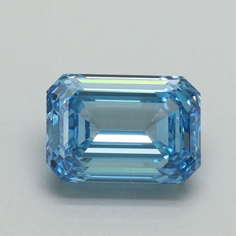 Loose Diamond - EMERALD 1.05ct Fancy Vivid Blue VVS1: Loose Diamond - EMERALD 1.05ct Fancy Vivid Blue VVS1 Source: This is a real non-mined Diamond that has been grown in a lab Shape: EMERALD Carats: 1.05 Color: Fancy Vivid Blue Certification: IGI Video:
