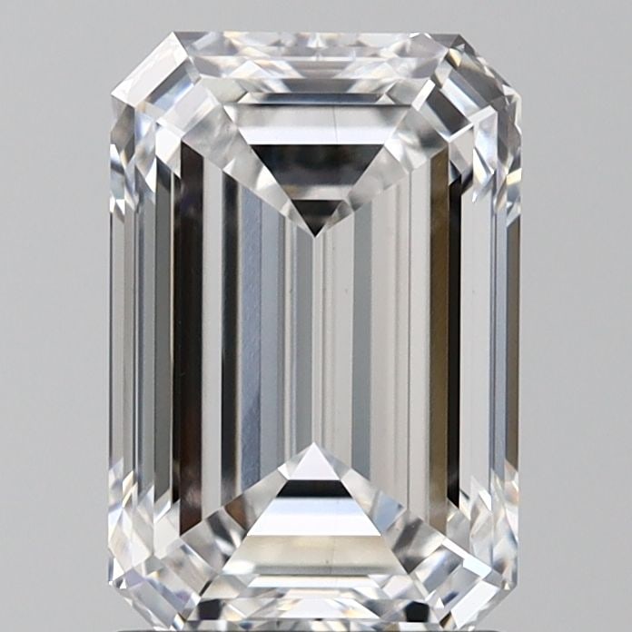 Loose Diamond - EMERALD 2.06ct D VS1: Loose Diamond - EMERALD 2.06ct D VS1 Source: This is a real non-mined Diamond that has been grown in a lab Shape: EMERALD Carats: 2.06 Color: D Clarity: VS1 Certification: IGI Video: