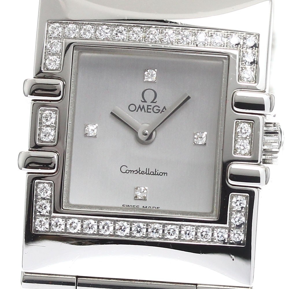 Omega Constellation Carre Quadra 1528.36 Quartz Ladies Wristwatch (1 of 6)