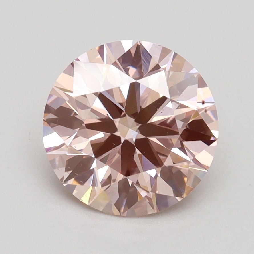 Ideal Loose Diamond - ROUND 2.0ct Fancy Pink VS2: Ideal Loose Diamond - ROUND 2.0ct Fancy Pink VS2 Source: This is a real non-mined Diamond that has been grown in a lab Shape: ROUND Carats: 2.0 Color: Fancy Pink Certification: IGI Video: