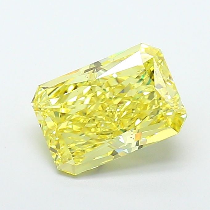 Loose Diamond - RADIANT 4.05ct Fancy Vivid Yellow VS2: Loose Diamond - RADIANT 4.05ct Fancy Vivid Yellow VS2 Source: This is a real non-mined Diamond that has been grown in a lab Shape: RADIANT Carats: 4.05 Color: Fancy Vivid Yellow Certification: IGI Vid