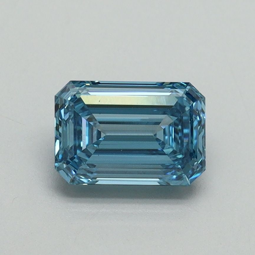 Loose Diamond - EMERALD 1.04ct Fancy Vivid Blue VS2: Loose Diamond - EMERALD 1.04ct Fancy Vivid Blue VS2 Source: This is a real non-mined Diamond that has been grown in a lab Shape: EMERALD Carats: 1.04 Color: Fancy Vivid Blue Certification: IGI Video: