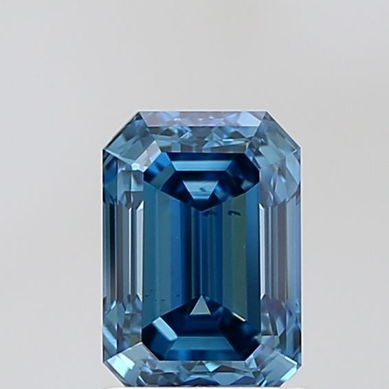Loose Diamond - EMERALD 1.54ct Fancy Vivid Blue VS2: Loose Diamond - EMERALD 1.54ct Fancy Vivid Blue VS2 Source: This is a real non-mined Diamond that has been grown in a lab Shape: EMERALD Carats: 1.54 Color: Fancy Vivid Blue Certification: IGI Video: