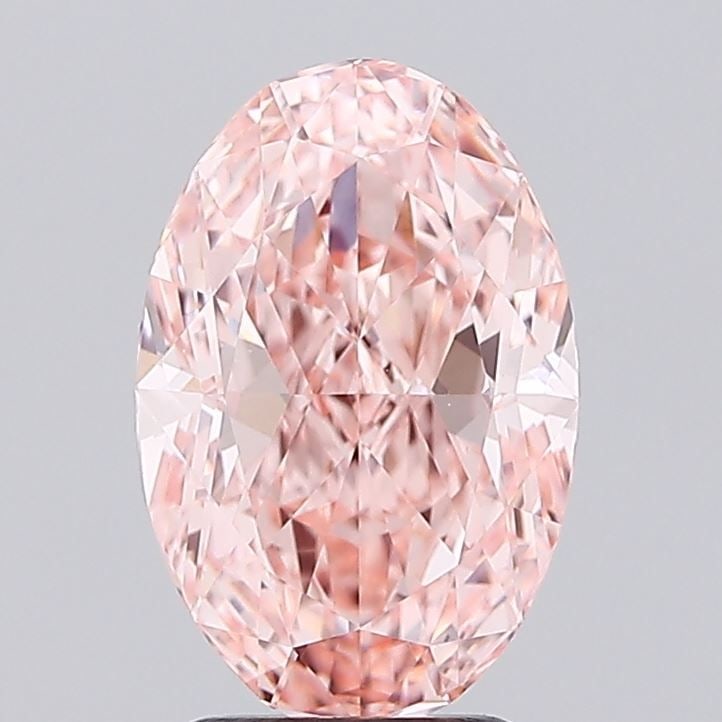 Loose Diamond - OVAL 2.74ct Fancy Vivid Pink VS1: Loose Diamond - OVAL 2.74ct Fancy Vivid Pink VS1 Source: This is a real non-mined Diamond that has been grown in a lab Shape: OVAL Carats: 2.74 Color: Fancy Vivid Pink Certification: IGI Video: