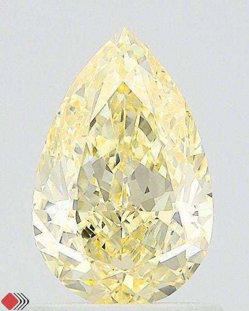 Loose Diamond - PEAR 1.16ct Fancy Yellow VS1: Loose Diamond - PEAR 1.16ct Fancy Yellow VS1 Source: This is a real non-mined Diamond that has been grown in a lab Shape: PEAR Carats: 1.16 Color: Fancy Yellow Certification: IGI Video: