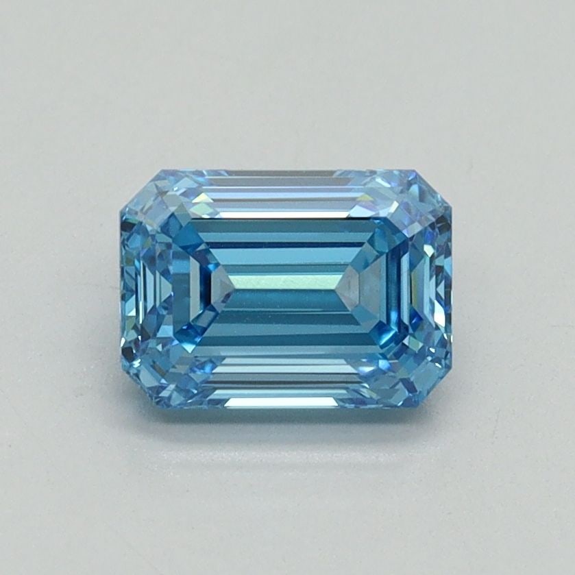 Loose Diamond - EMERALD 1.0ct Fancy Vivid Blue VVS2: Loose Diamond - EMERALD 1.0ct Fancy Vivid Blue VVS2 Source: This is a real non-mined Diamond that has been grown in a lab Shape: EMERALD Carats: 1.0 Color: Fancy Vivid Blue Certification: IGI Video: