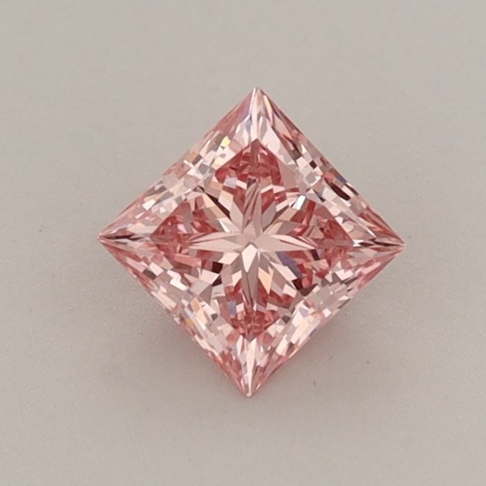 Loose Diamond - PRINCESS 0.52ct Fancy Vivid Pink VS1: Loose Diamond - PRINCESS 0.52ct Fancy Vivid Pink VS1 Source: This is a real non-mined Diamond that has been grown in a lab Shape: PRINCESS Carats: 0.52 Color: Fancy Vivid Pink Certification: IGI Video