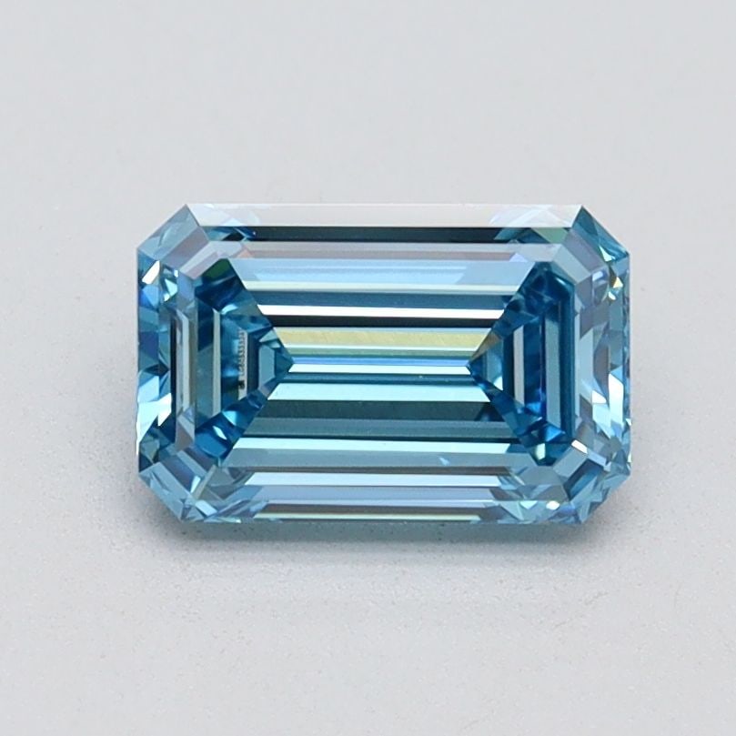Loose Diamond - EMERALD 1.02ct Fancy Vivid Blue VVS2: Loose Diamond - EMERALD 1.02ct Fancy Vivid Blue VVS2 Source: This is a real non-mined Diamond that has been grown in a lab Shape: EMERALD Carats: 1.02 Color: Fancy Vivid Blue Certification: IGI Video: