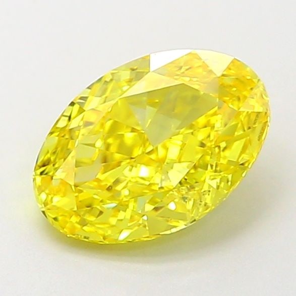 Loose Diamond - OVAL 1.02ct Fancy Vivid Yellow VVS2: Loose Diamond - OVAL 1.02ct Fancy Vivid Yellow VVS2 Source: This is a real non-mined Diamond that has been grown in a lab Shape: OVAL Carats: 1.02 Color: Fancy Vivid Yellow Certification: IGI Video: