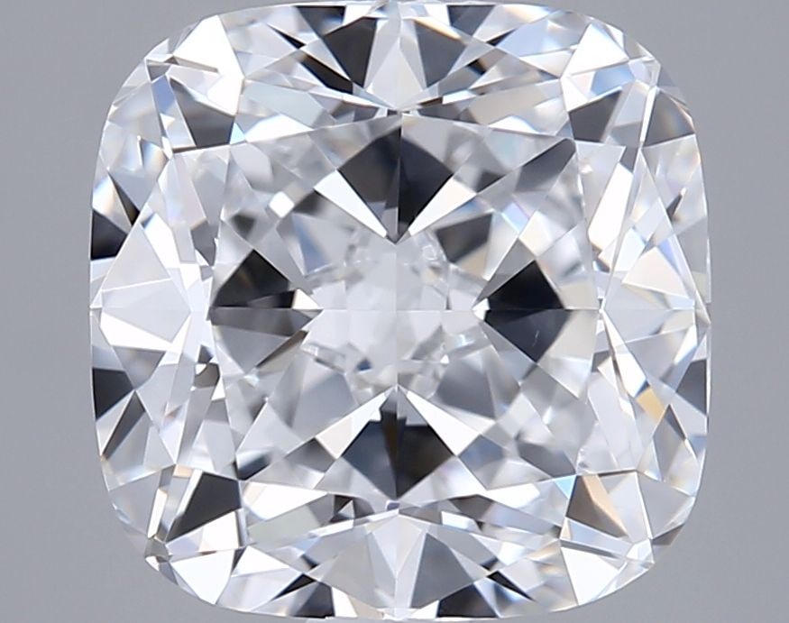 Loose Diamond - CUSHION MODIFIED 2.55ct D VVS2: Loose Diamond - CUSHION MODIFIED 2.55ct D VVS2 Source: This is a real non-mined Diamond that has been grown in a lab Shape: CUSHION MODIFIED Carats: 2.55 Color: D Clarity: VVS2 Certification: IGI Vide