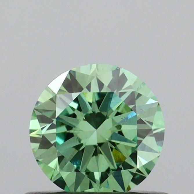 Loose Diamond - ROUND 0.51ct Fancy Vivid Green VS2: Loose Diamond - ROUND 0.51ct Fancy Vivid Green VS2 Source: This is a real non-mined Diamond that has been grown in a lab Shape: ROUND Carats: 0.51 Color: Fancy Vivid Green Certification: IGI Video:
