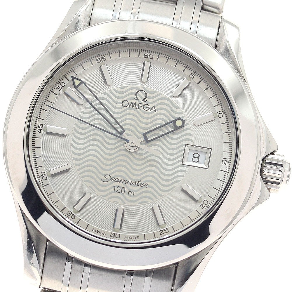 Omega Seamaster 120 quartz date stainless steel men's wristwatch (1 of 6)