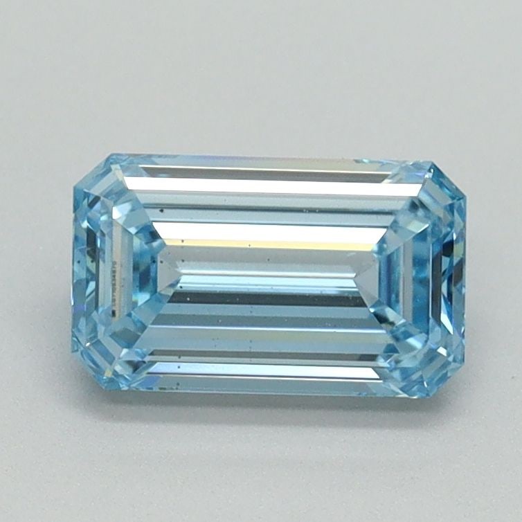 Loose Diamond - EMERALD 1.0ct Fancy Vivid Blue VS2: Loose Diamond - EMERALD 1.0ct Fancy Vivid Blue VS2 Source: This is a real non-mined Diamond that has been grown in a lab Shape: EMERALD Carats: 1.0 Color: Fancy Vivid Blue Certification: IGI Video: