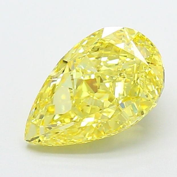 Loose Diamond - PEAR 3.09ct Fancy Vivid Yellow VVS2: Loose Diamond - PEAR 3.09ct Fancy Vivid Yellow VVS2 Source: This is a real non-mined Diamond that has been grown in a lab Shape: PEAR Carats: 3.09 Color: Fancy Vivid Yellow Certification: IGI Video: