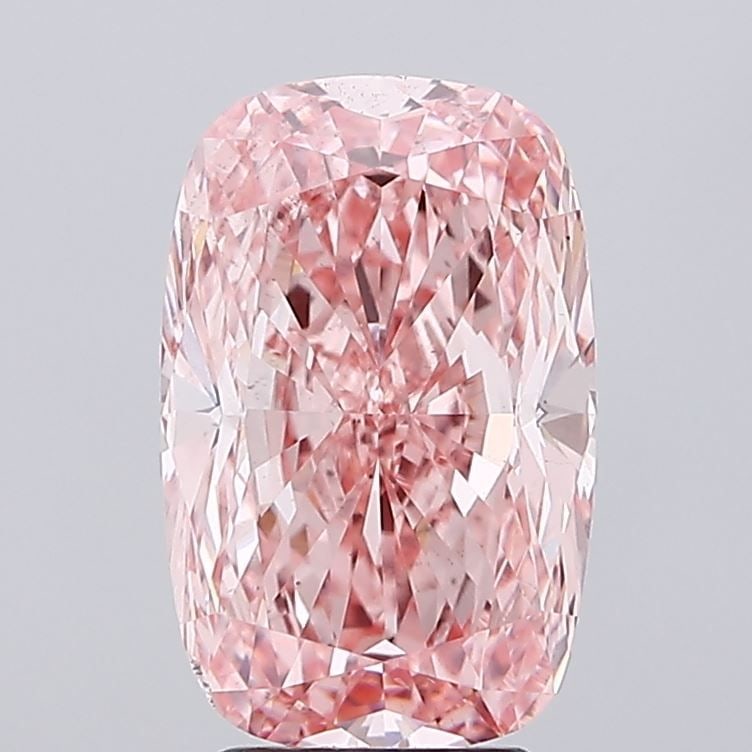 Loose Diamond - CUSHION MODIFIED 4.02ct Fancy Vivid Pink VS2: Loose Diamond - CUSHION MODIFIED 4.02ct Fancy Vivid Pink VS2 Source: This is a real non-mined Diamond that has been grown in a lab Shape: CUSHION MODIFIED Carats: 4.02 Color: Fancy Vivid Pink Certific