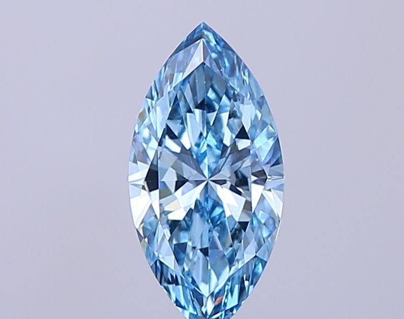Loose Diamond - MARQUISE 1.0ct Fancy Vivid Blue VS1: Loose Diamond - MARQUISE 1.0ct Fancy Vivid Blue VS1 Source: This is a real non-mined Diamond that has been grown in a lab Shape: MARQUISE Carats: 1.0 Color: Fancy Vivid Blue Certification: NONE Video: