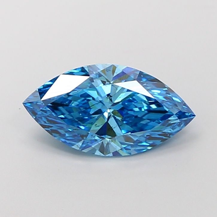Loose Diamond - MARQUISE 3.08ct Fancy Vivid Blue SI1: Loose Diamond - MARQUISE 3.08ct Fancy Vivid Blue SI1 Source: This is a real non-mined Diamond that has been grown in a lab Shape: MARQUISE Carats: 3.08 Color: Fancy Vivid Blue Certification: IGI Video