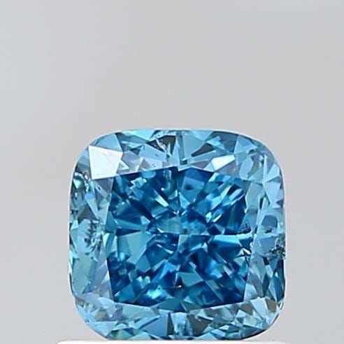 Loose Diamond - CUSHION MODIFIED 0.98ct Fancy Vivid Blue SI1: Loose Diamond - CUSHION MODIFIED 0.98ct Fancy Vivid Blue SI1 Source: This is a real non-mined Diamond that has been grown in a lab Shape: CUSHION MODIFIED Carats: 0.98 Color: Fancy Vivid Blue Certific