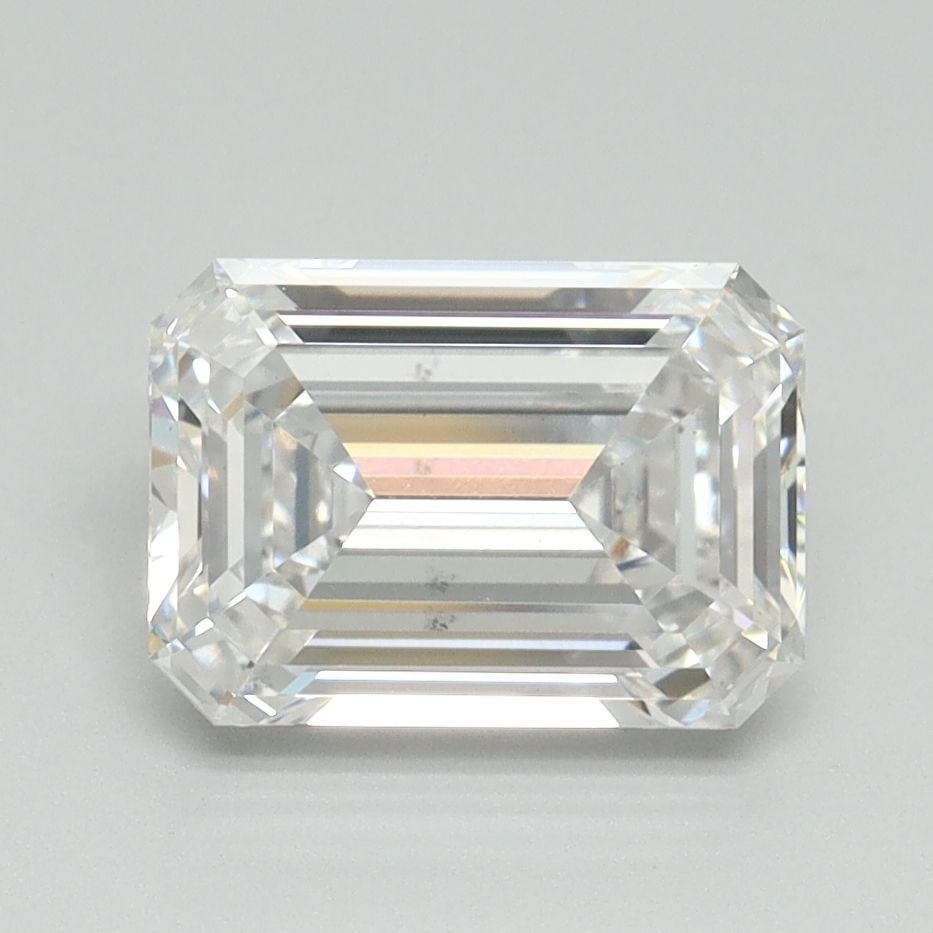 Loose Diamond - EMERALD 2.1ct E VS1: Loose Diamond - EMERALD 2.1ct E VS1 Source: This is a real non-mined Diamond that has been grown in a lab Shape: EMERALD Carats: 2.1 Color: E Clarity: VS1 Certification: NONE Video: