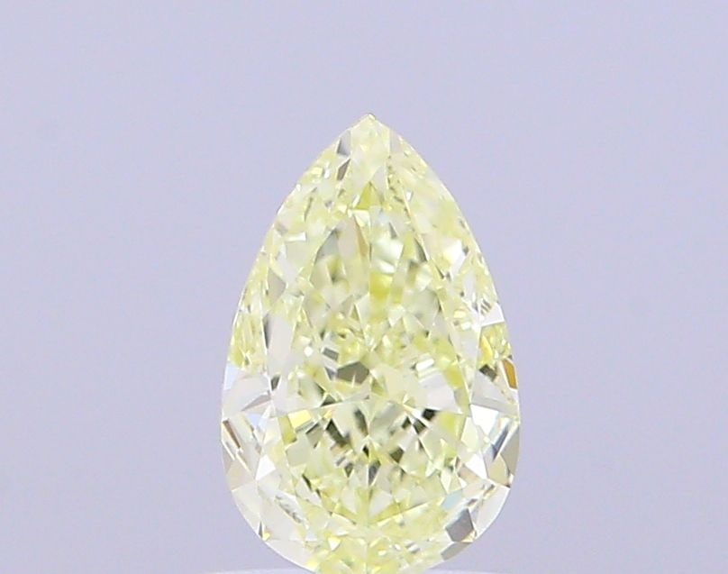 Loose Diamond - PEAR 1.09ct Fancy Light Yellow VVS1: Loose Diamond - PEAR 1.09ct Fancy Light Yellow VVS1 Source: This is a real non-mined Diamond that has been grown in a lab Shape: PEAR Carats: 1.09 Color: Fancy Light Yellow Certification: IGI Video:
