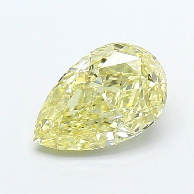 Loose Diamond - PEAR 1.04ct Fancy Light Yellow VS2: Loose Diamond - PEAR 1.04ct Fancy Light Yellow VS2 Source: This is a real non-mined Diamond that has been grown in a lab Shape: PEAR Carats: 1.04 Color: Fancy Light Yellow Certification: IGI Video: