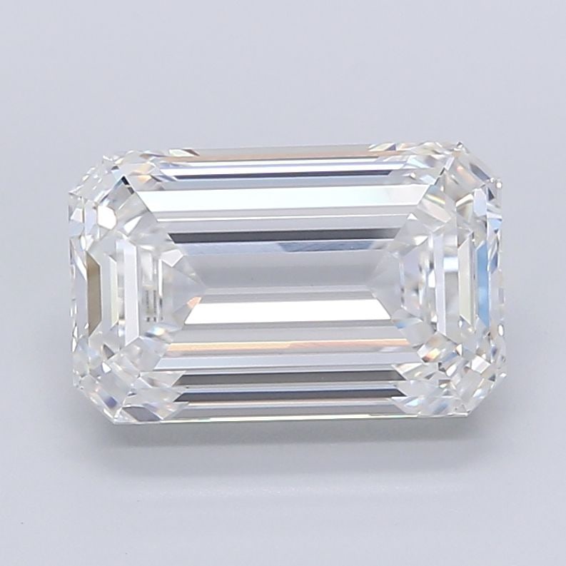 Loose Diamond - EMERALD 7.61ct E IF: Loose Diamond - EMERALD 7.61ct E IF Source: This is a real non-mined Diamond that has been grown in a lab Shape: EMERALD Carats: 7.61 Color: E Clarity: IF Certification: IGI Video: